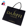 Custom Fashion Recycling gedrucktes Golden Folie -Logo -Tasche